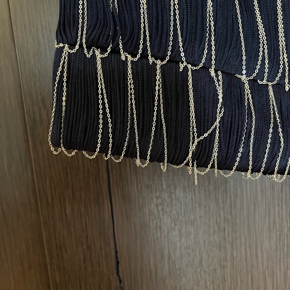 FLAPPER STYLE BEADED CHAIN SKIRT - Picture 4 of 6